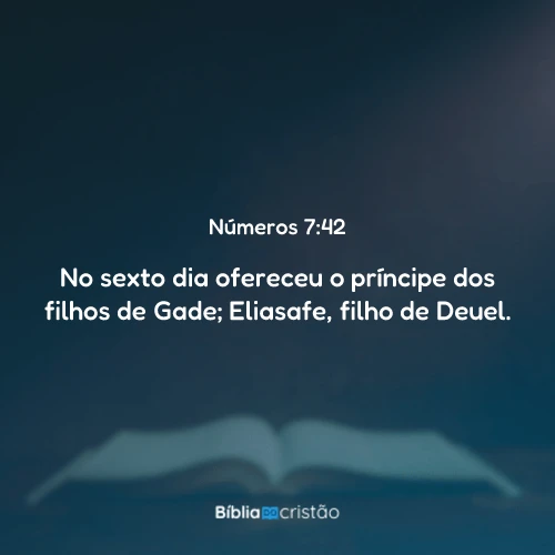 Números 7:42