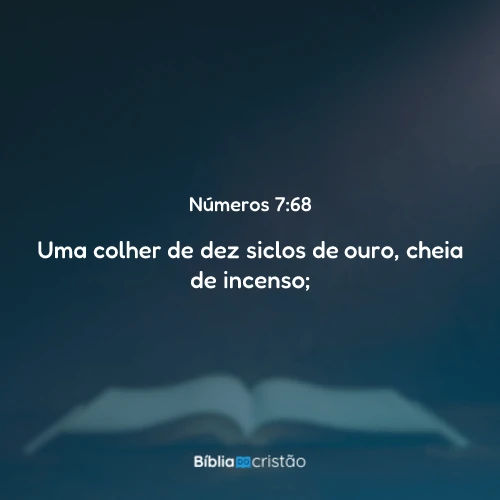 Números 7:68