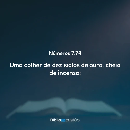 Números 7:74