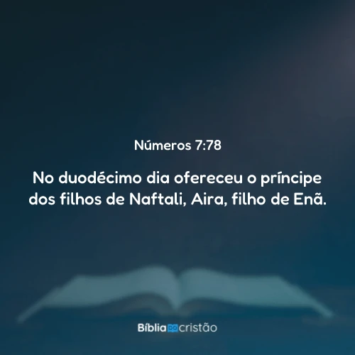 Números 7:78