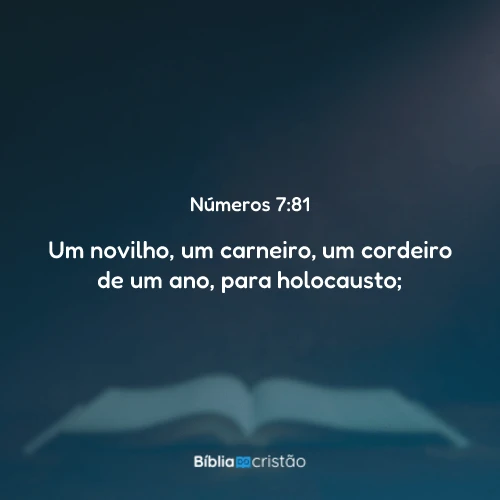 Números 7:81