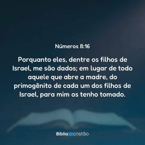 Números 8:16