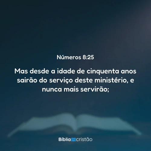 Números 8:25