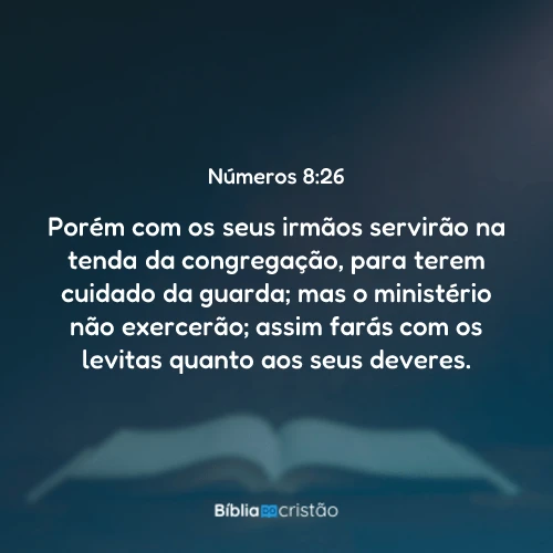 Números 8:26