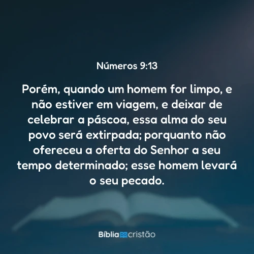 Números 9:13