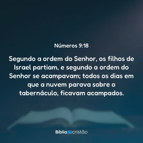 Números 9:18