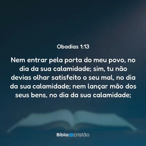 Obadias 1:13