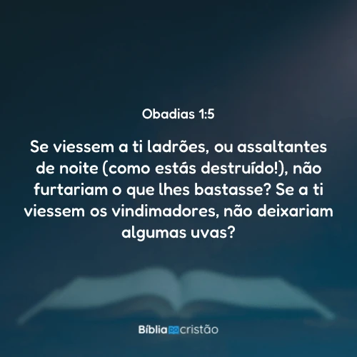 Obadias 1:5