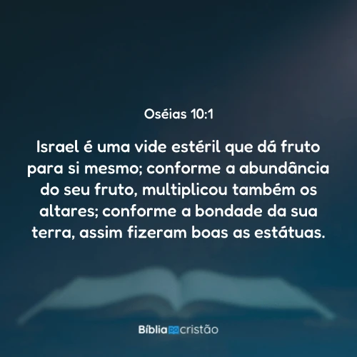 Oséias 10:1