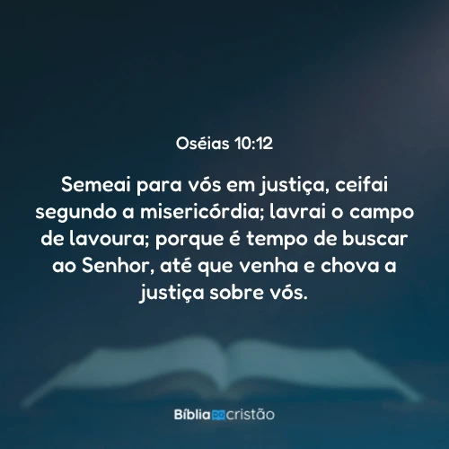 Oséias 10:12
