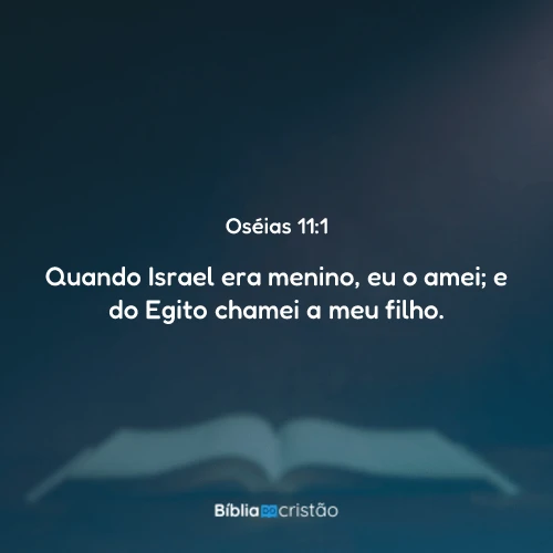 Oséias 11:1
