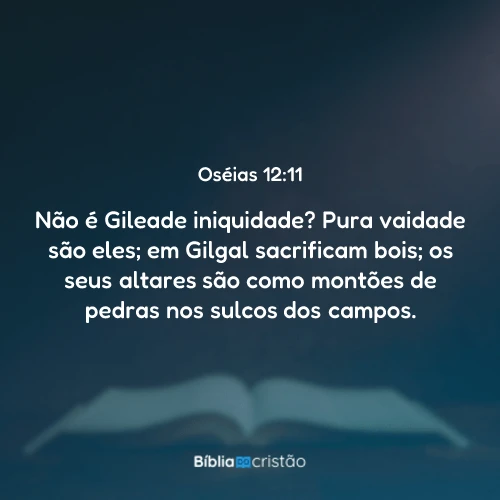 Oséias 12:11