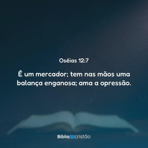 Oséias 12:7