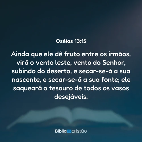 Oséias 13:15