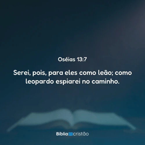 Oséias 13:7