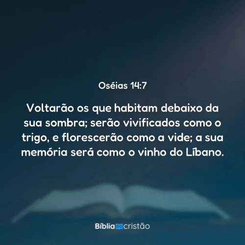 Oséias 14:7