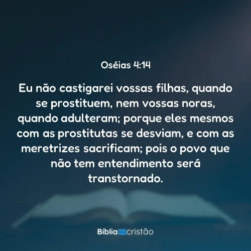 Oséias 4:14