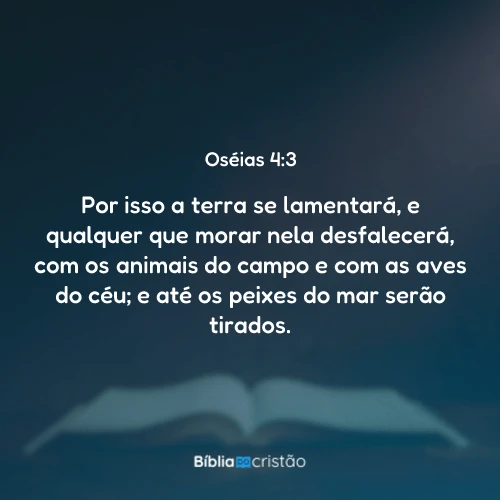 Oséias 4:3