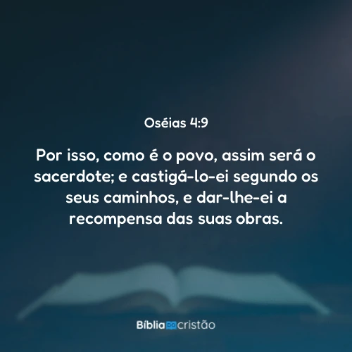 Oséias 4:9