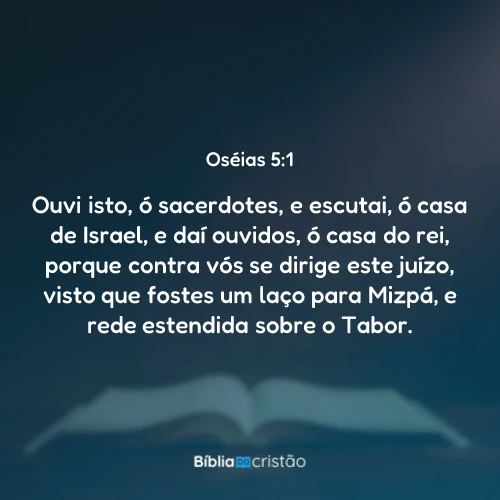 Oséias 5:1