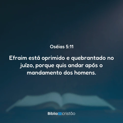 Oséias 5:11