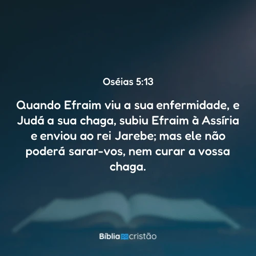Oséias 5:13