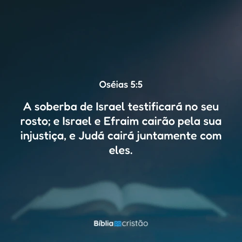 Oséias 5:5
