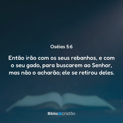 Oséias 5:6