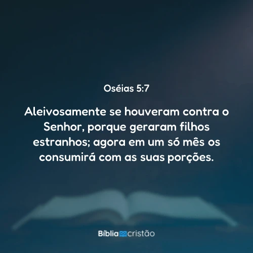 Oséias 5:7
