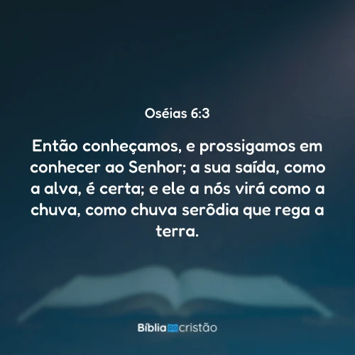 Oséias 6:3