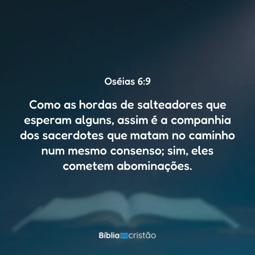 Oséias 6:9