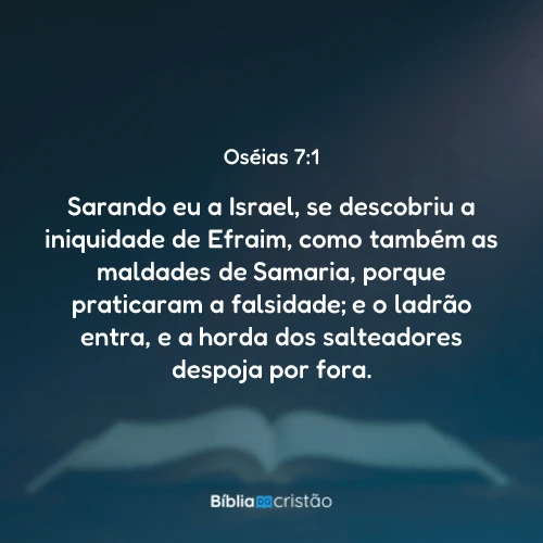 Oséias 7:1