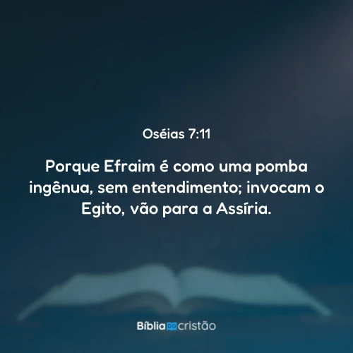 Oséias 7:11