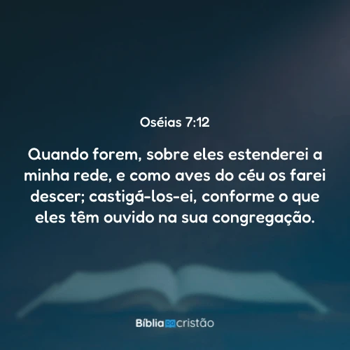 Oséias 7:12