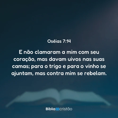 Oséias 7:14