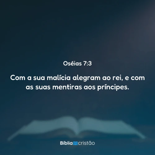 Oséias 7:3