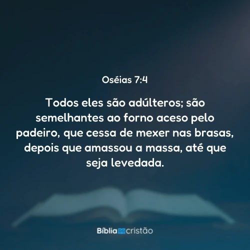 Oséias 7:4