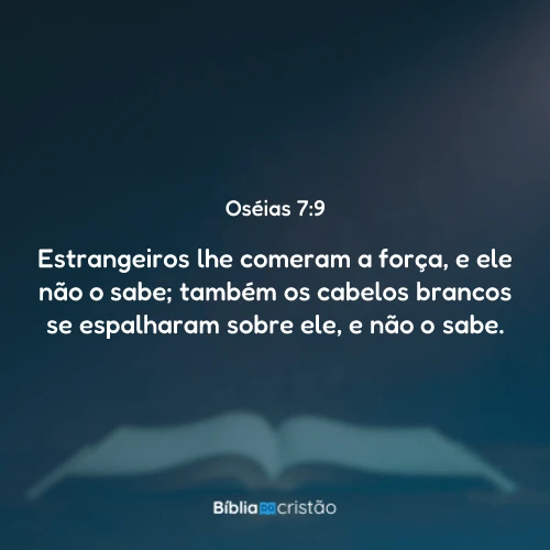Oséias 7:9