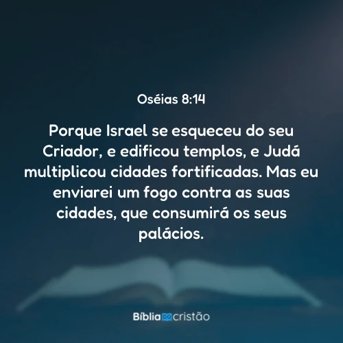Oséias 8:14