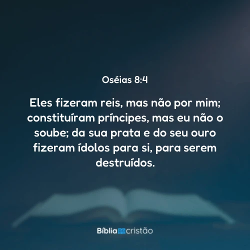 Oséias 8:4