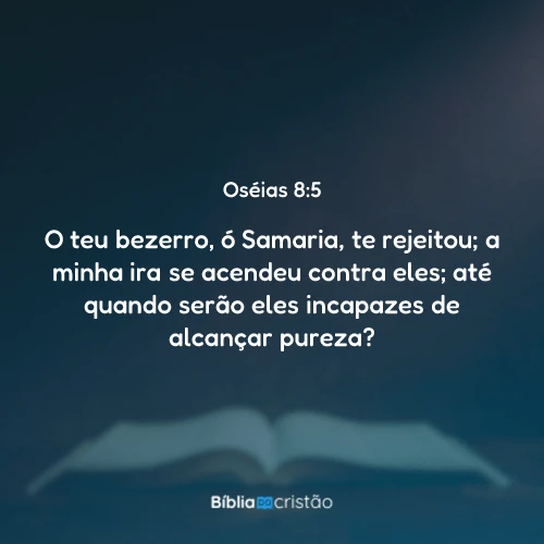 Oséias 8:5