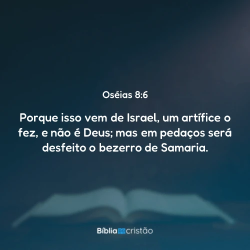 Oséias 8:6