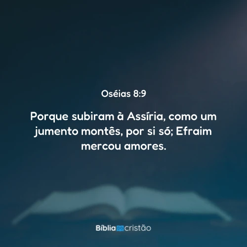 Oséias 8:9