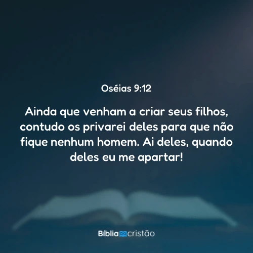 Oséias 9:12