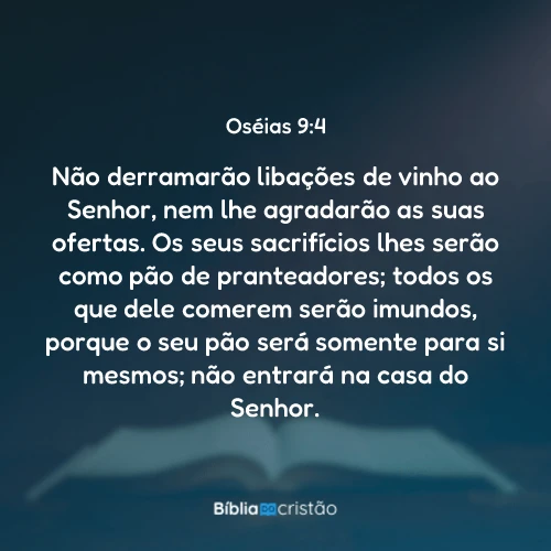 Oséias 9:4