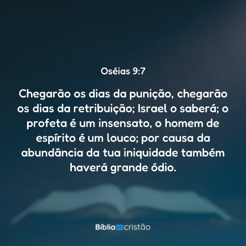 Oséias 9:7