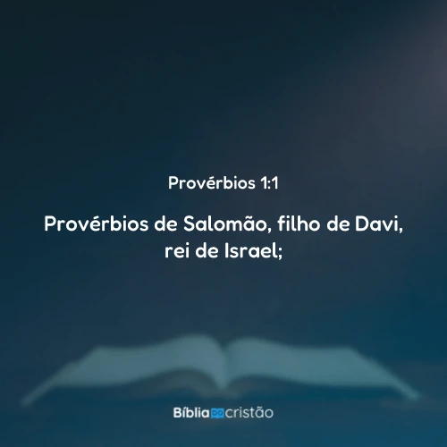 Provérbios 1:1