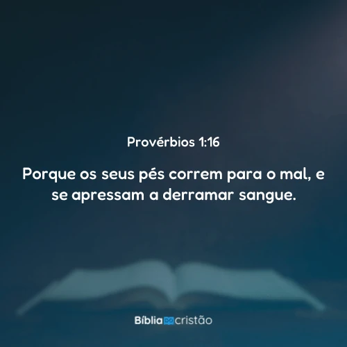 Provérbios 1:16