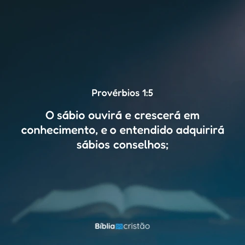 Provérbios 1:5