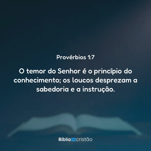 Provérbios 1:7